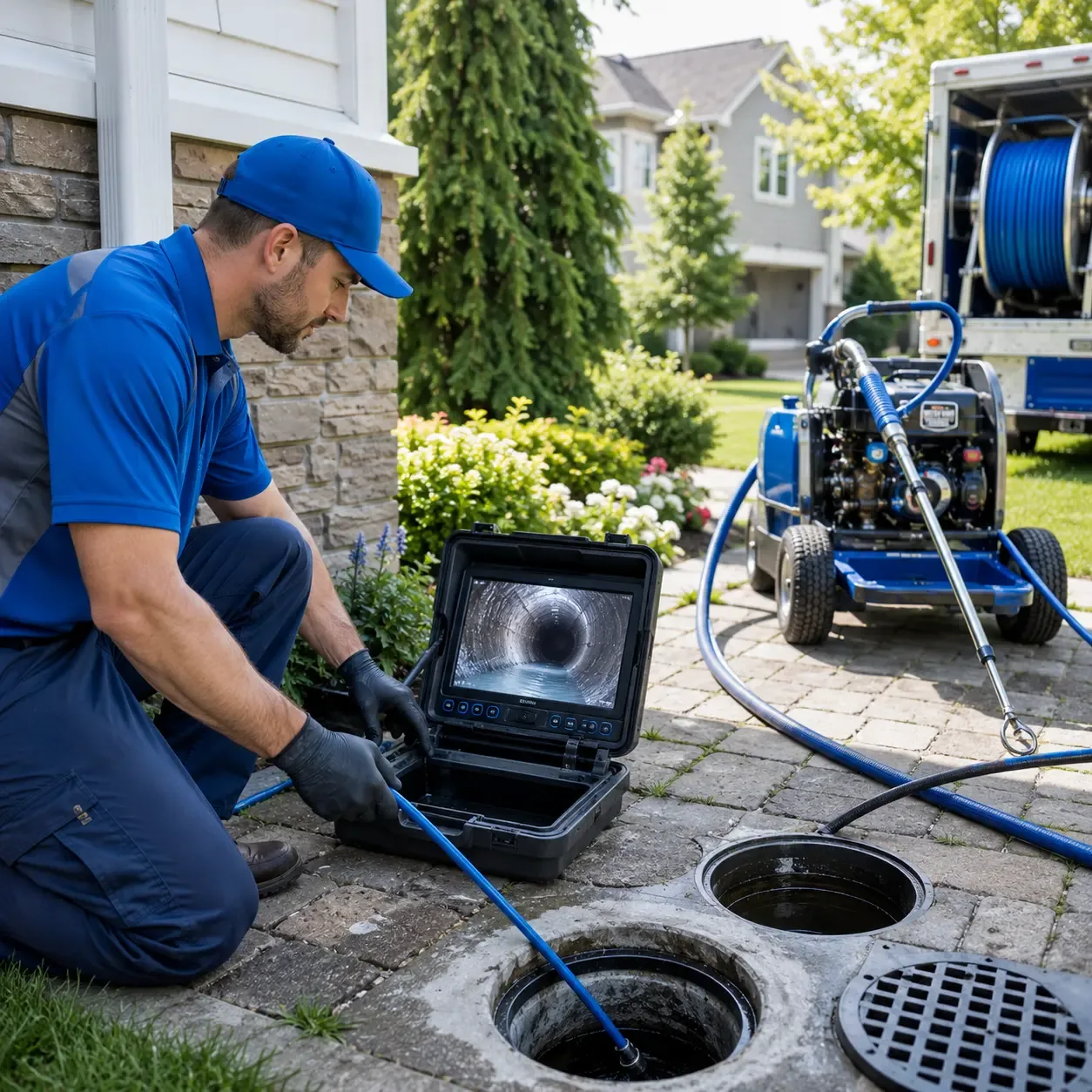 Outdoor drain cleaning professionals serving Vestaburg, PA